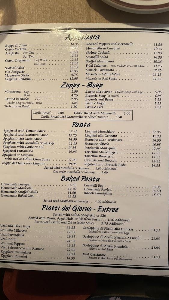Three Guys Menu image 3